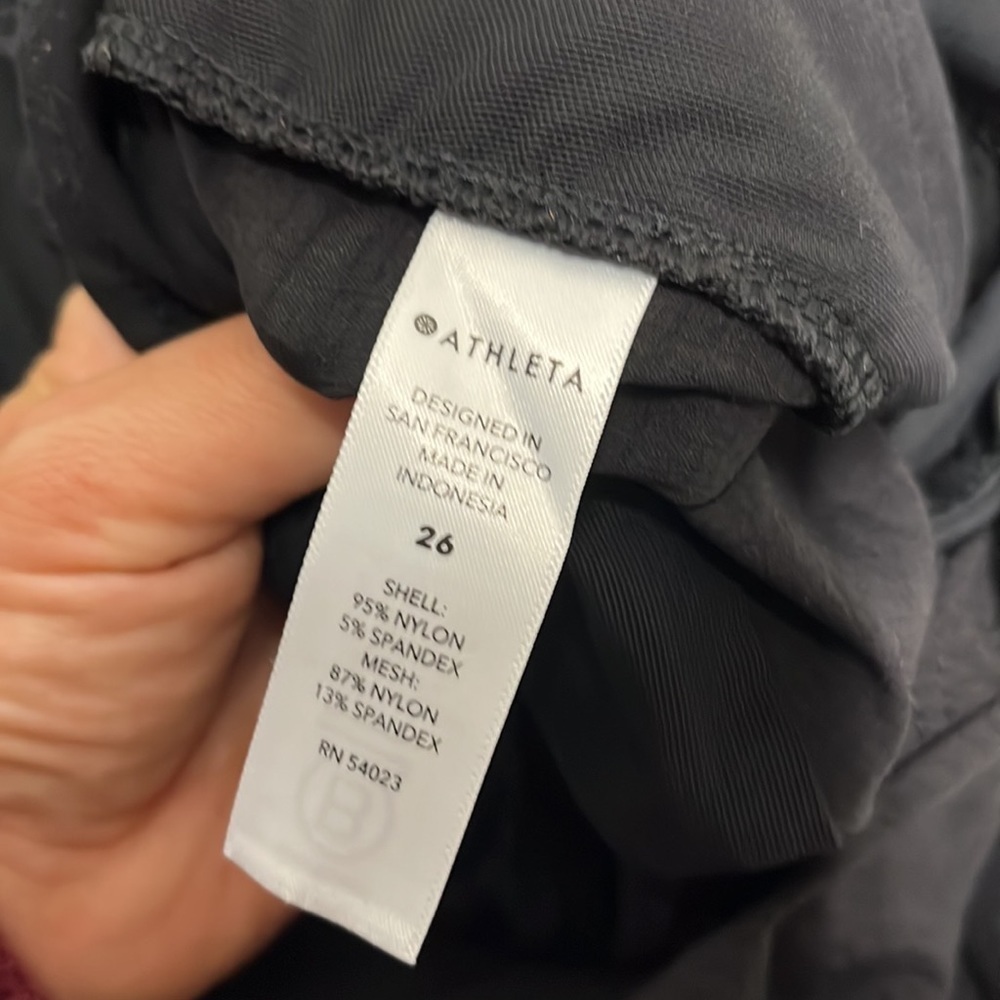 Athleta Trekkie North Shorts size 26 plus size black - Picture 4 of 6